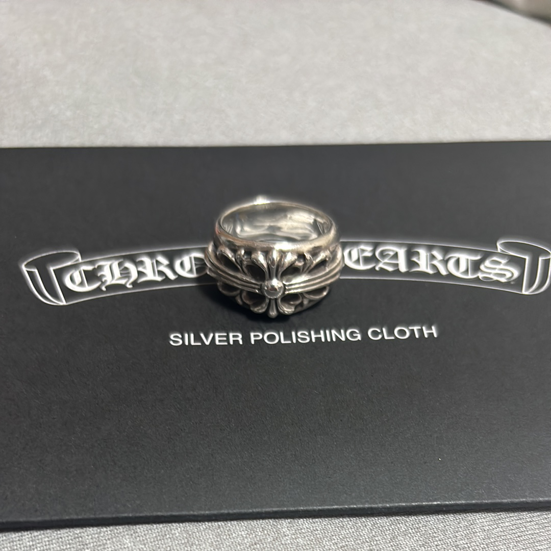 Chrome Hearts Floral Cross Ring "Silver"