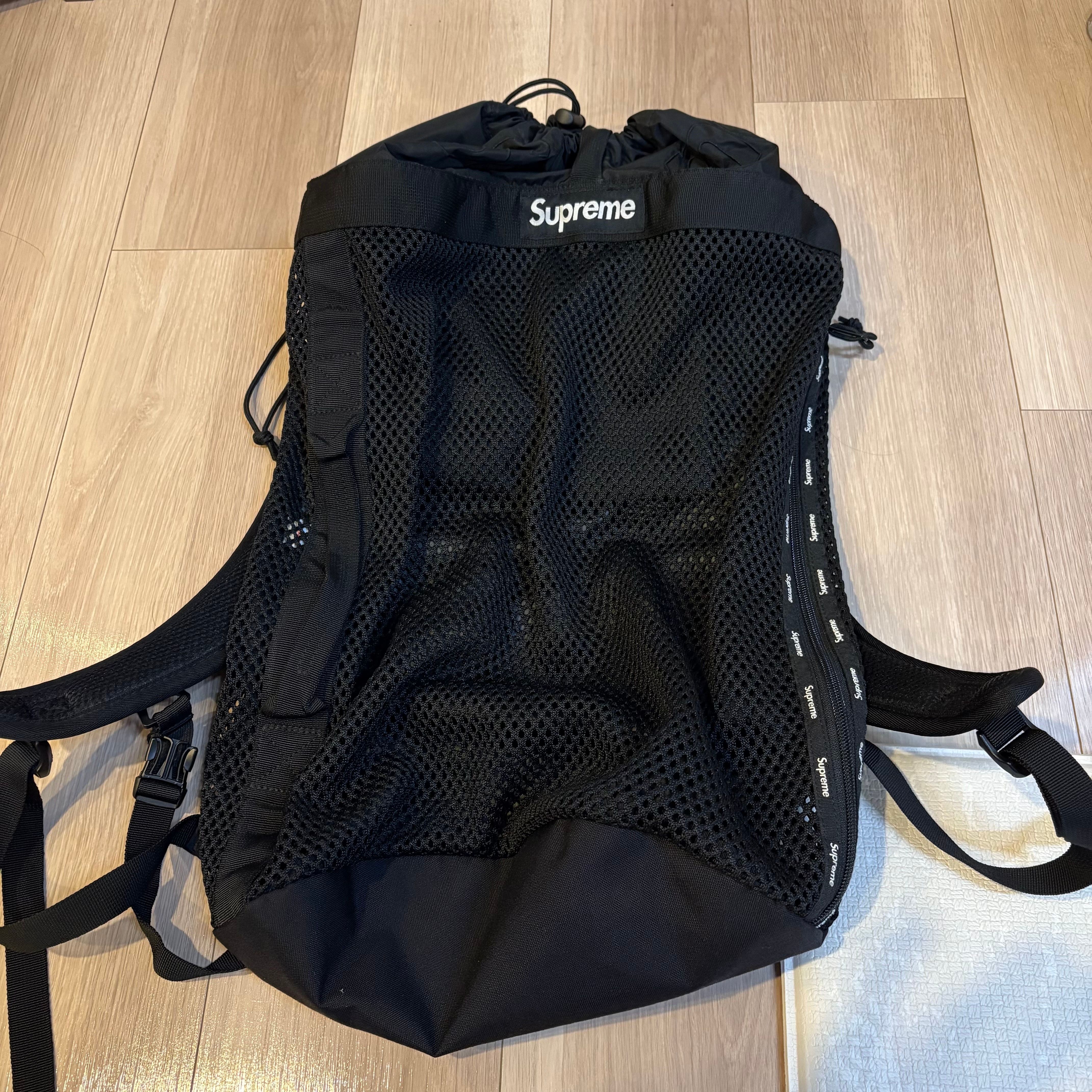 Supreme Mesh Backpack "Black"