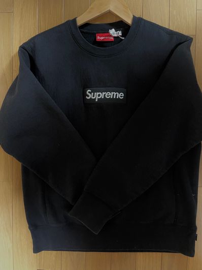 Supreme Box Logo Crewneck Sweatshirt "Black" (18FW)