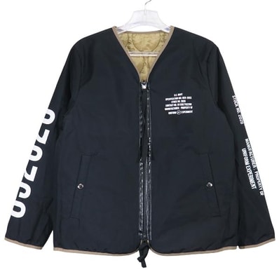 uniform experiment ユニフォームエクスペリメント 20AW REVERSIBLE ZIP LINER BLOUSON UE-200042 リバーシブル ジップ ライナー ブルゾン アウター キルティング ジャケット サイズ2