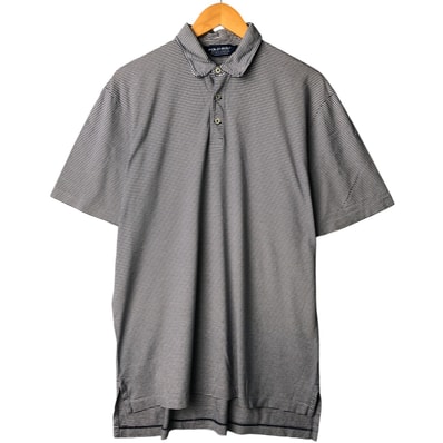 古着 ラルフローレン Ralph Lauren POLO GOLF ポロゴルフ 半袖 ボーダー ポロシャツ メンズL相当/eaa572810