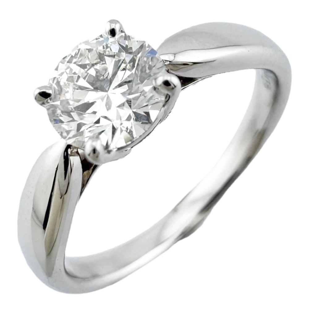 ティファニー ハーモニー リング 指輪 6.5号 Pt950プラチナ ダイヤモンド レディース TIFFANY&Co. 中古