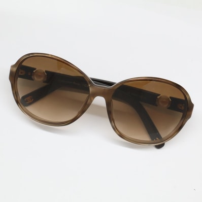 シャネル 5131-H-A ココマーク イミテーションパール ビッグフレーム 60□15 135