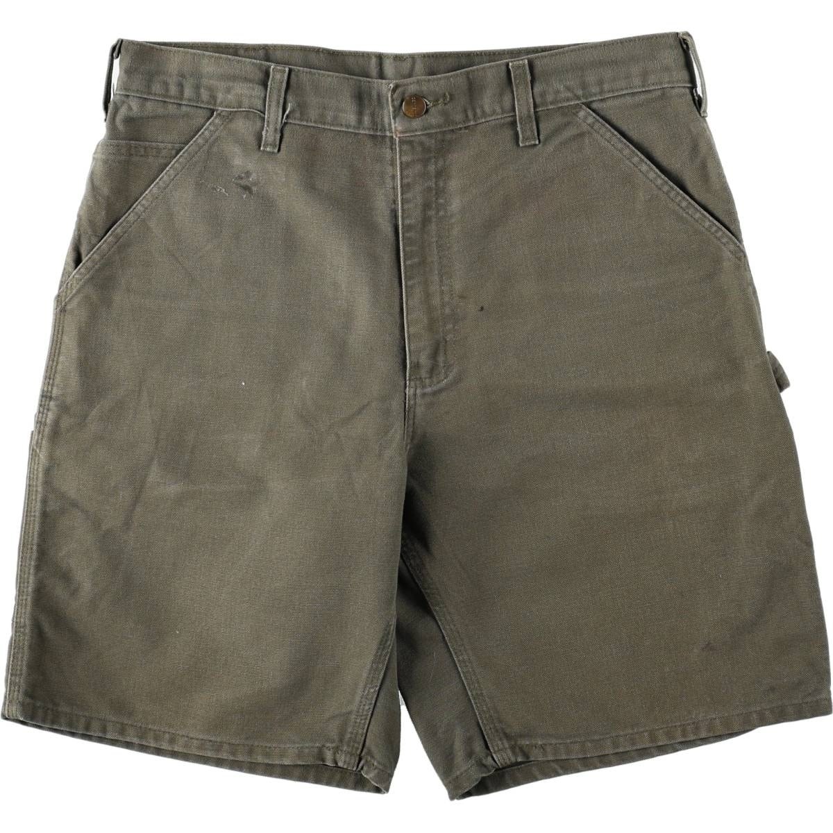 古着 カーハート Carhartt ORIGINAL FIT ダック地ペインターショーツ ショートパンツ メンズw34相当/eaa669719