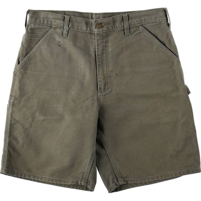 古着 カーハート Carhartt ORIGINAL FIT ダック地ペインターショーツ ショートパンツ メンズw34相当/eaa669719