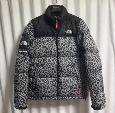 Supreme The North Face Nuptse Down Jacket "Black Leopard"