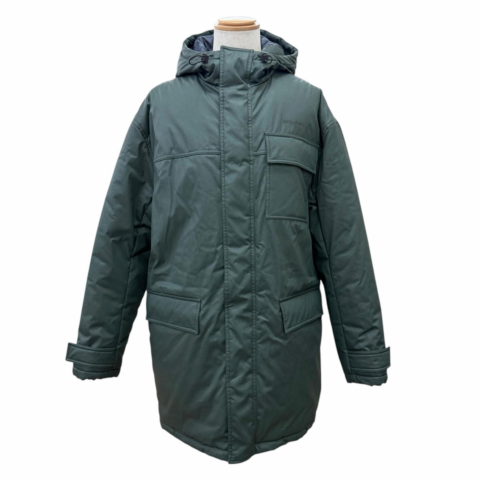 未使用品 メゾンキツネ マウンテンパーカー グリーン HU02280WE0003