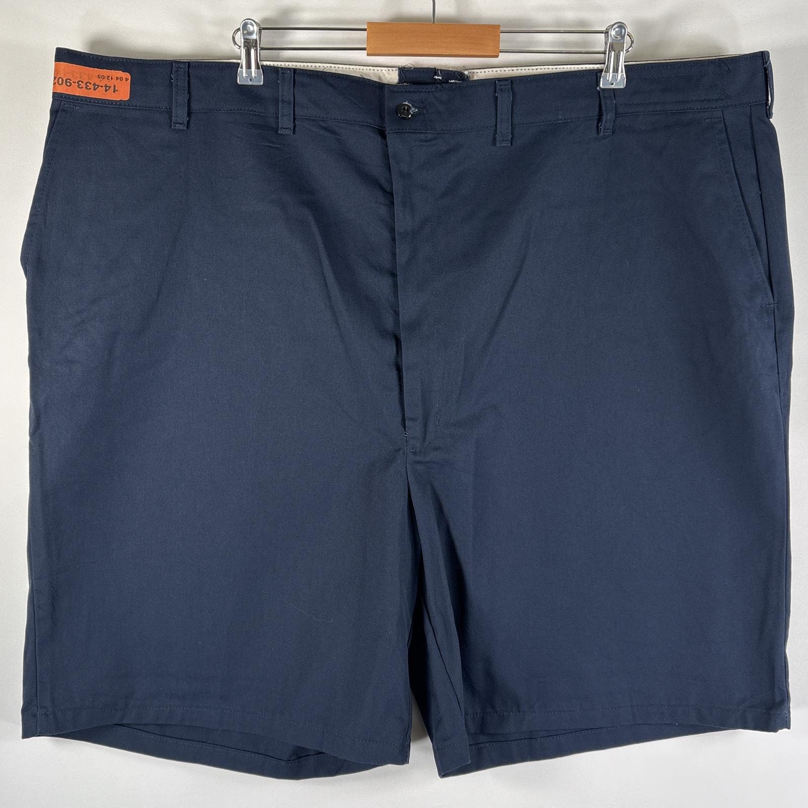 古着 レッドキャップ RED KAP ショートパンツ ワークパンツ ワークショーツ 大きいサイズ ワンポイントロゴ w52 L9  ネイビー メンズ