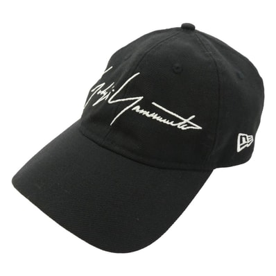 Yohji Yamamoto POUR HOMME ヨウジヤマモトプールオム キャップ 18SS × New Era ニューエラ スカル ローズ キャップ ブラック系【中古】