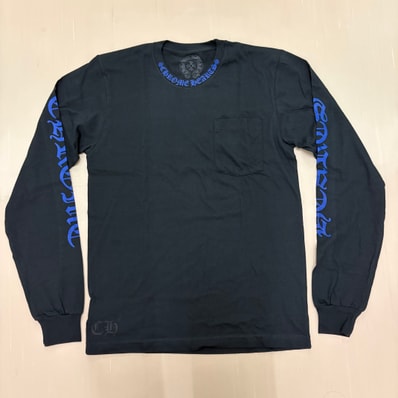 Chrome Hearts Neck Logo Pocket L/S Tee "Black"
