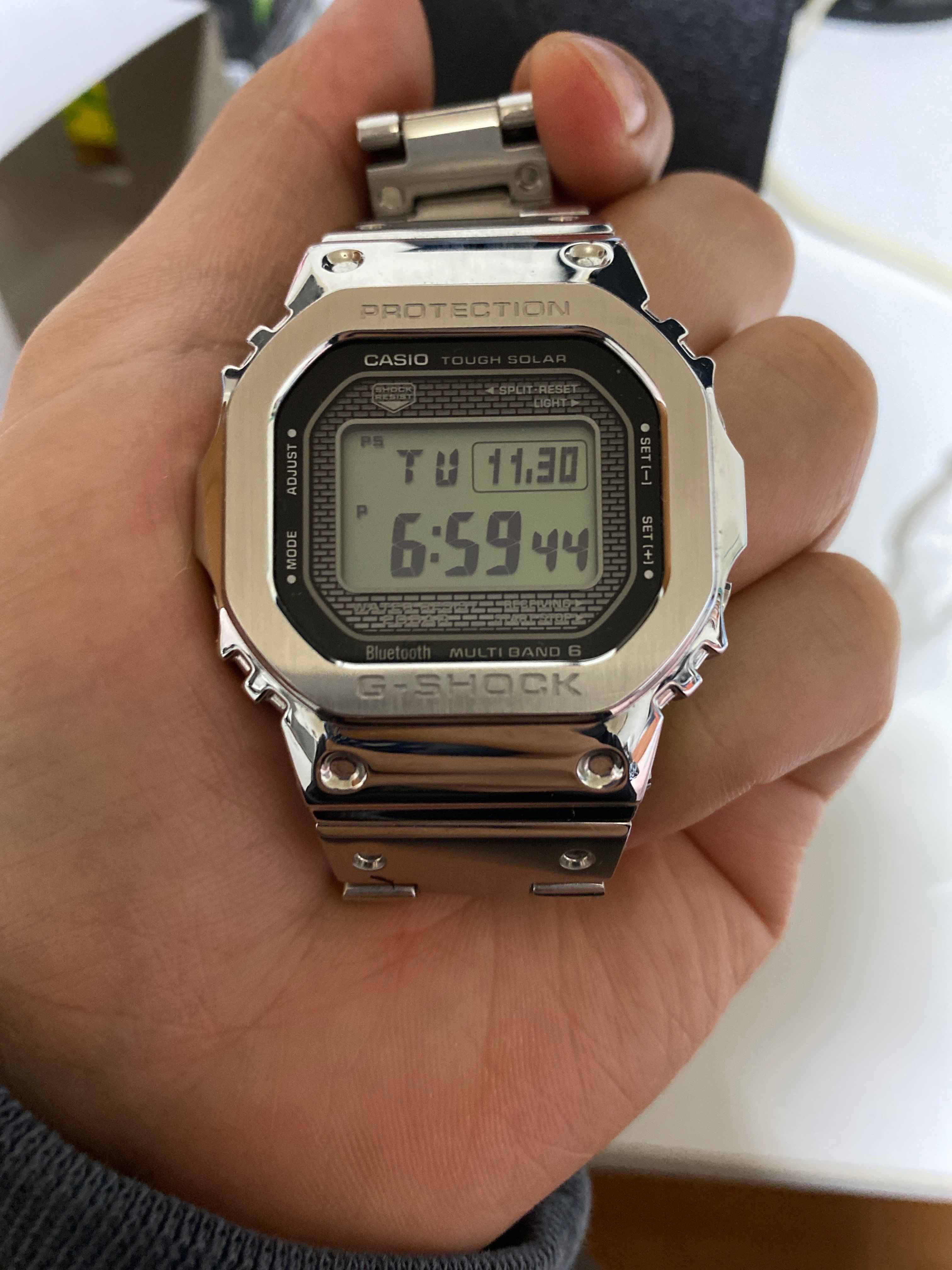 Casio G-Shock GMWB5000D-1 - 44mm in Stainless Steel