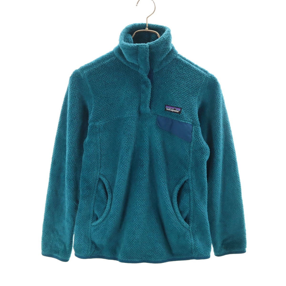 patagonia パタゴニア リツールスナップT フリースジャケット XS 青緑系 25442SP17 アウトドア