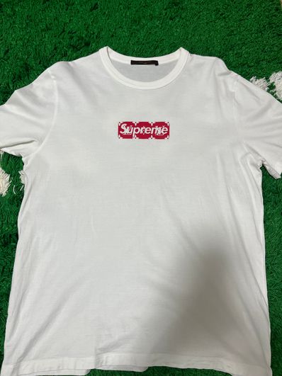 Supreme / Louis Vuitton Box Logo Tee "Red"