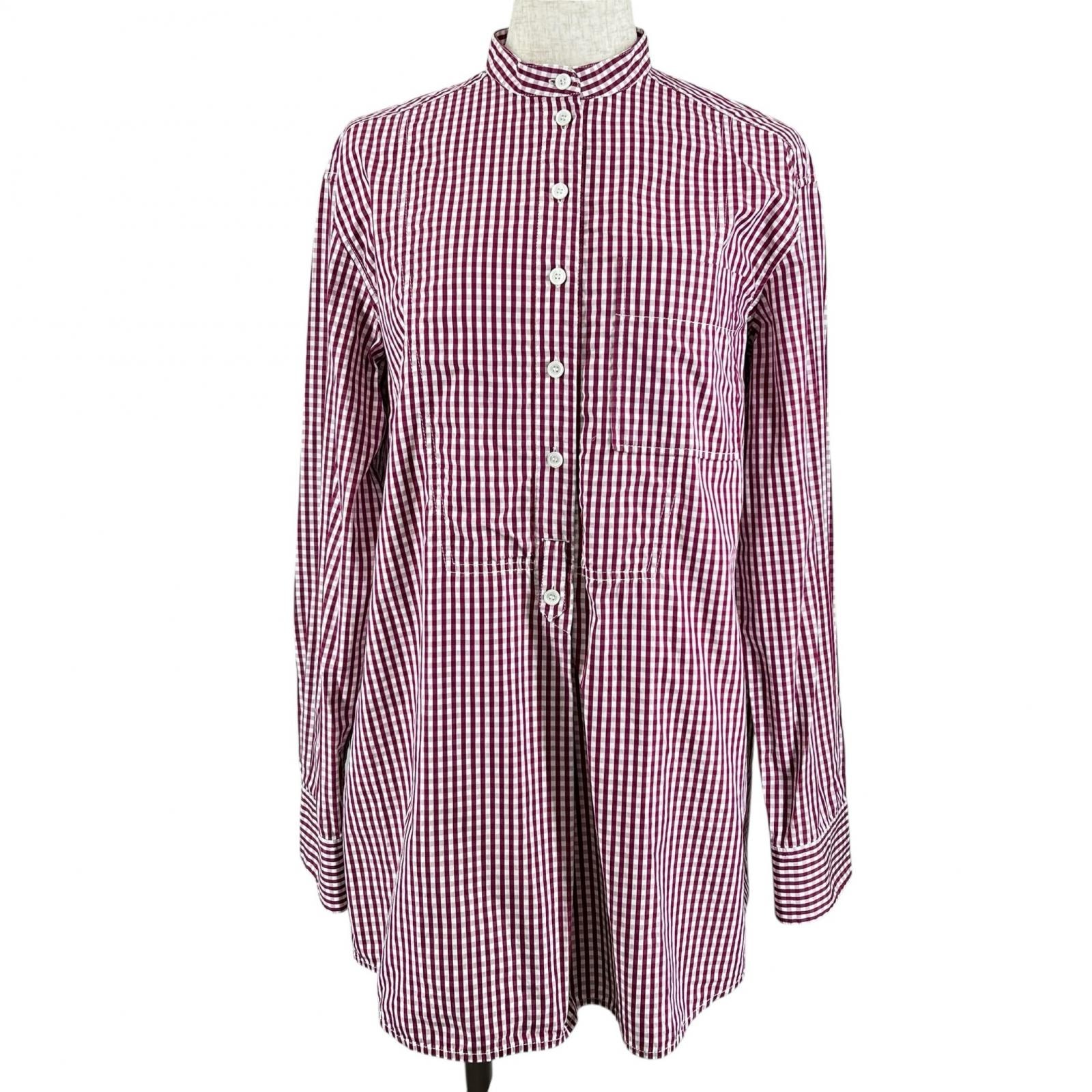 美品 セリーヌ 長袖シャツ パープル系 レディース 34