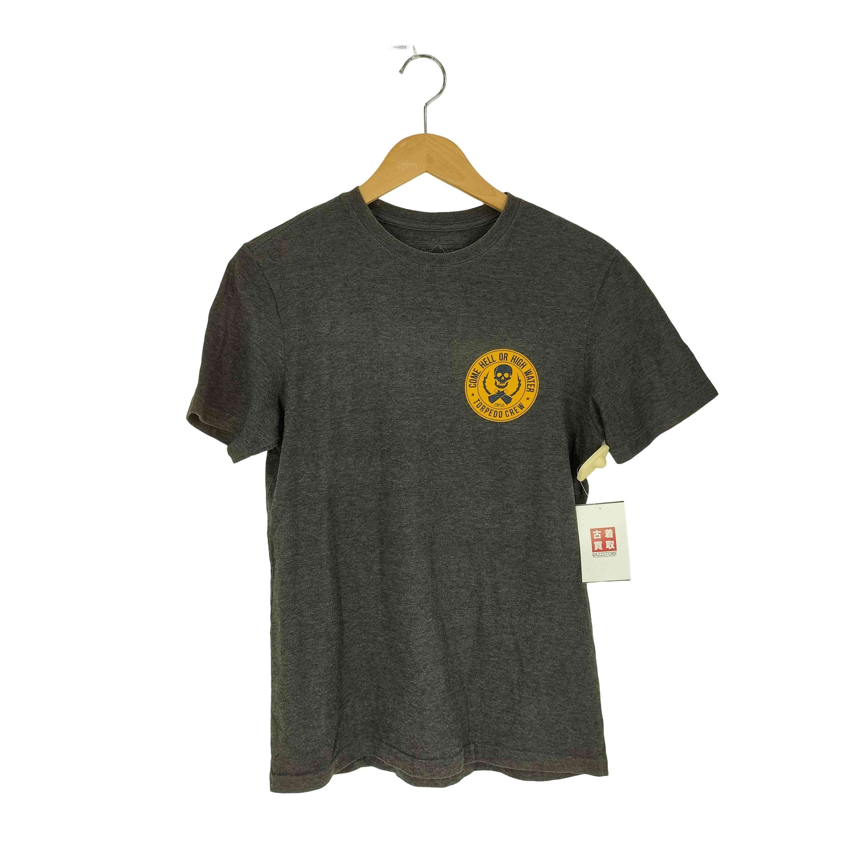 TORPEDO CREW TEE スカルプリント クルーネックTシャツ【1142378547974】