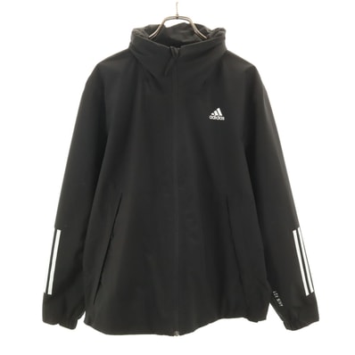 adidas アディダス ジップジャケット XO ブラック系 ビッグサイズ 裏メッシュ