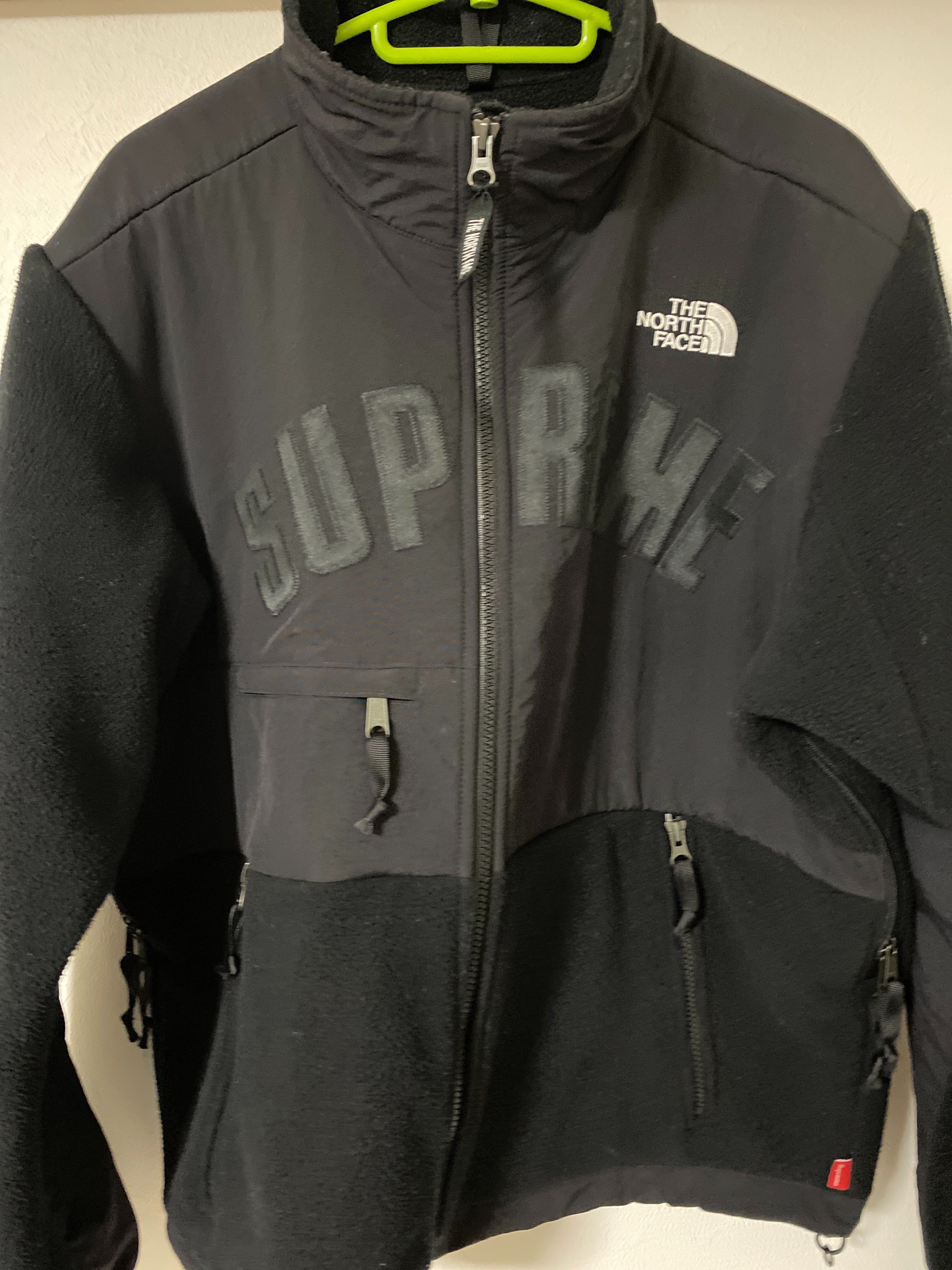 Supreme x The North Face Arc Logo Denali Fleece Jacket "Black"