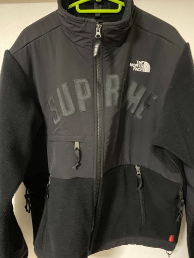 Supreme x The North Face Arc Logo Denali Fleece Jacket "Black"