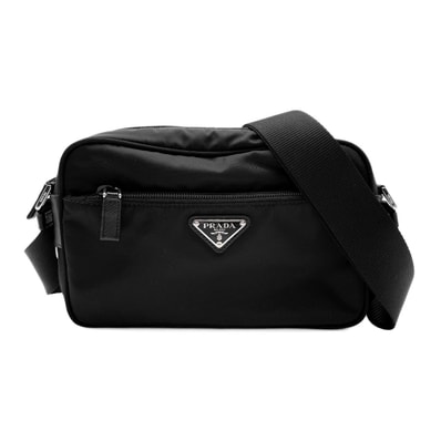 PRADA プラダ リナイロン ショルダーバッグ
ナイロン メタル ブラック レディース
【中古】