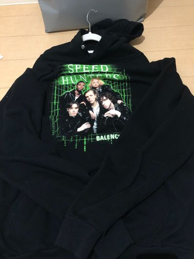 Balenciaga Speedhunters Oversized Hooded "Black"