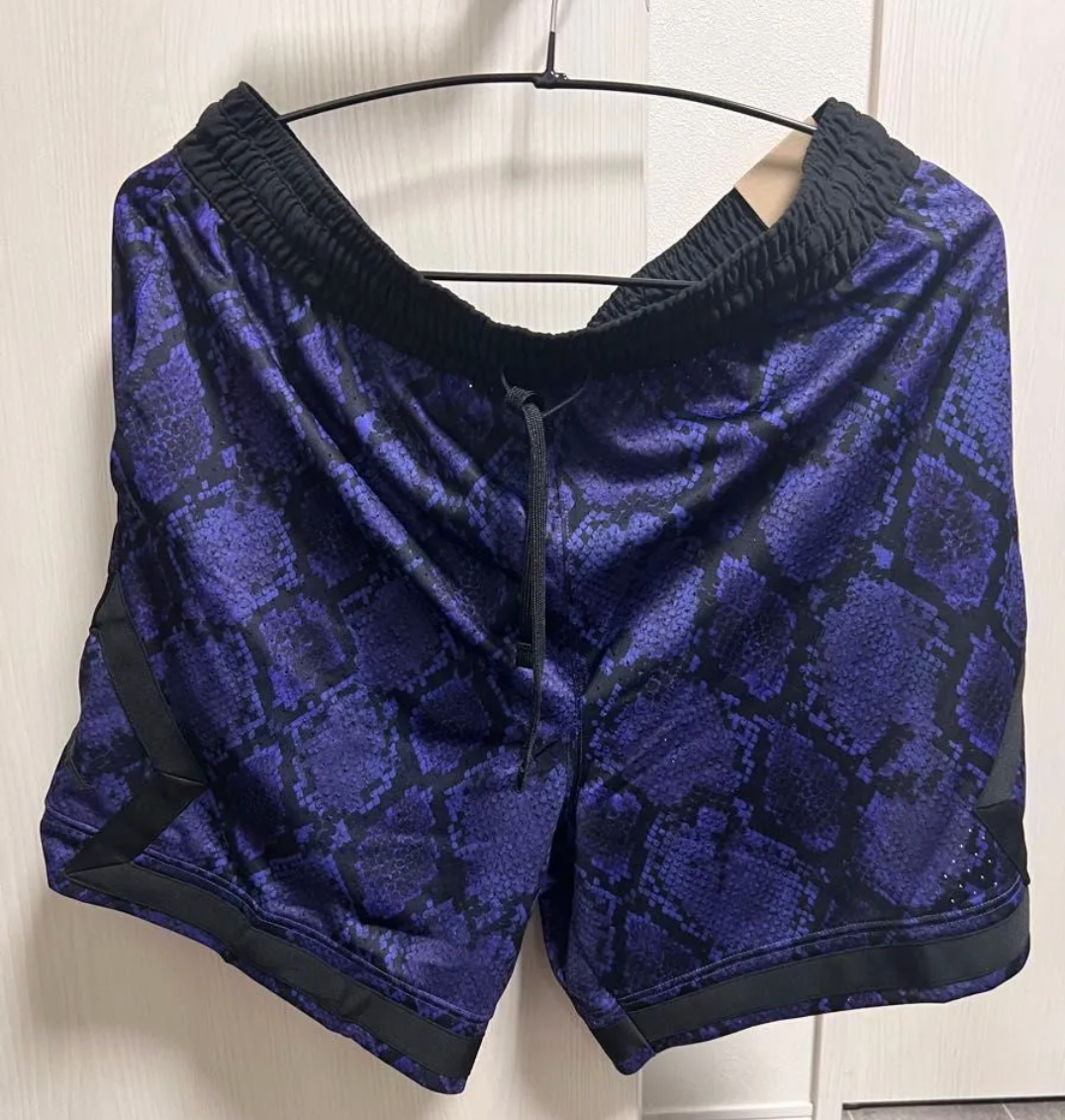 Nike Jordan Sport Dri-FIT Mesh Diamond Shorts "Purple Comet/Black"