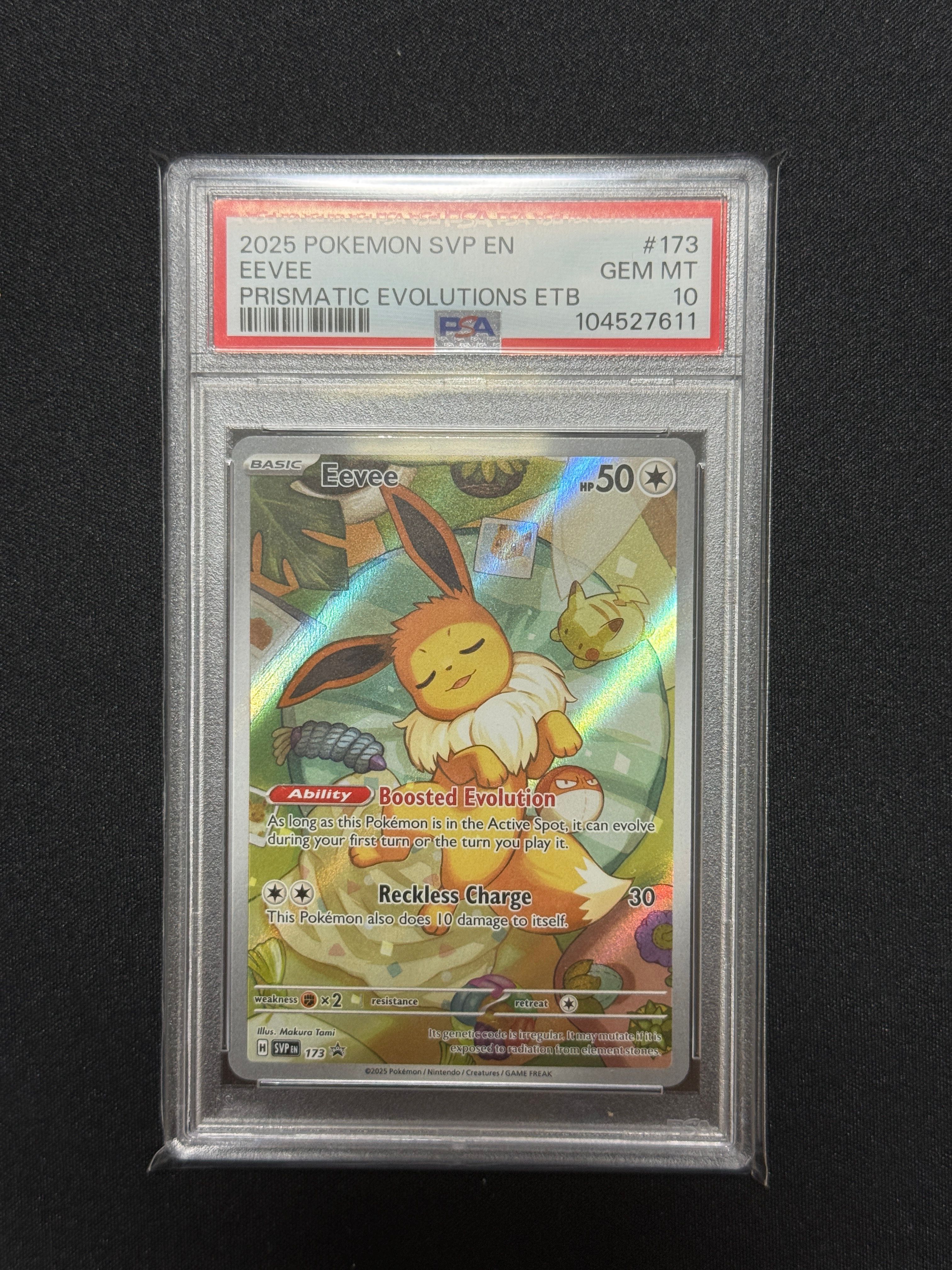 イーブイ P [SVP EN 173]【英語版】(スカーレット&バイオレット「プリズマティックエボリューションズ エリートトレーナボックス」)