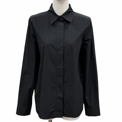 極美品 フェンディ 長袖シャツ ブラック レディース 38 FS8119