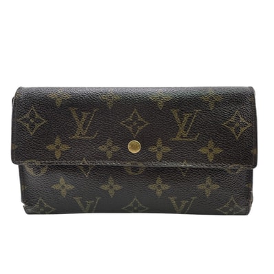 ルイヴィトン LOUIS VUITTON 長財布 モノグラム ポルトフォイユ インターナショナル M61217 ブラウン