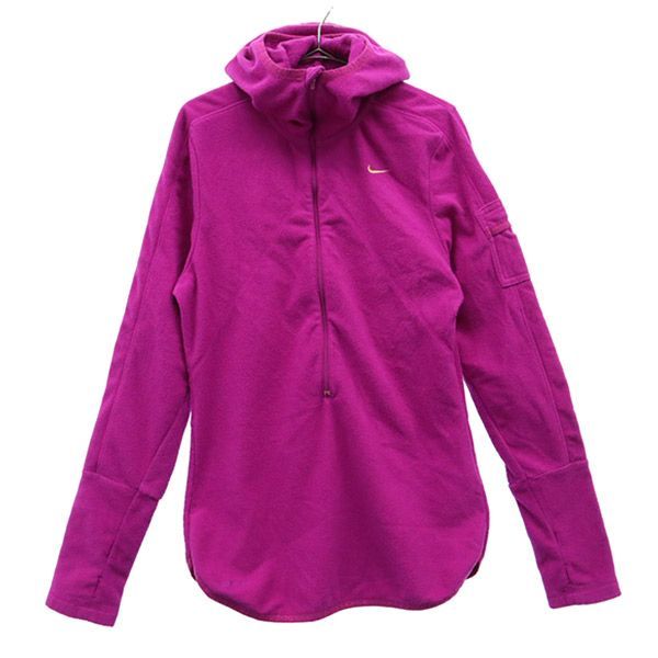 NIKE 長袖 ハーフジップ フーディー フリースジャケット