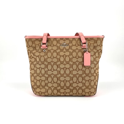COACH(コーチ) シグネチャー F58282 トートバッグ ピンク