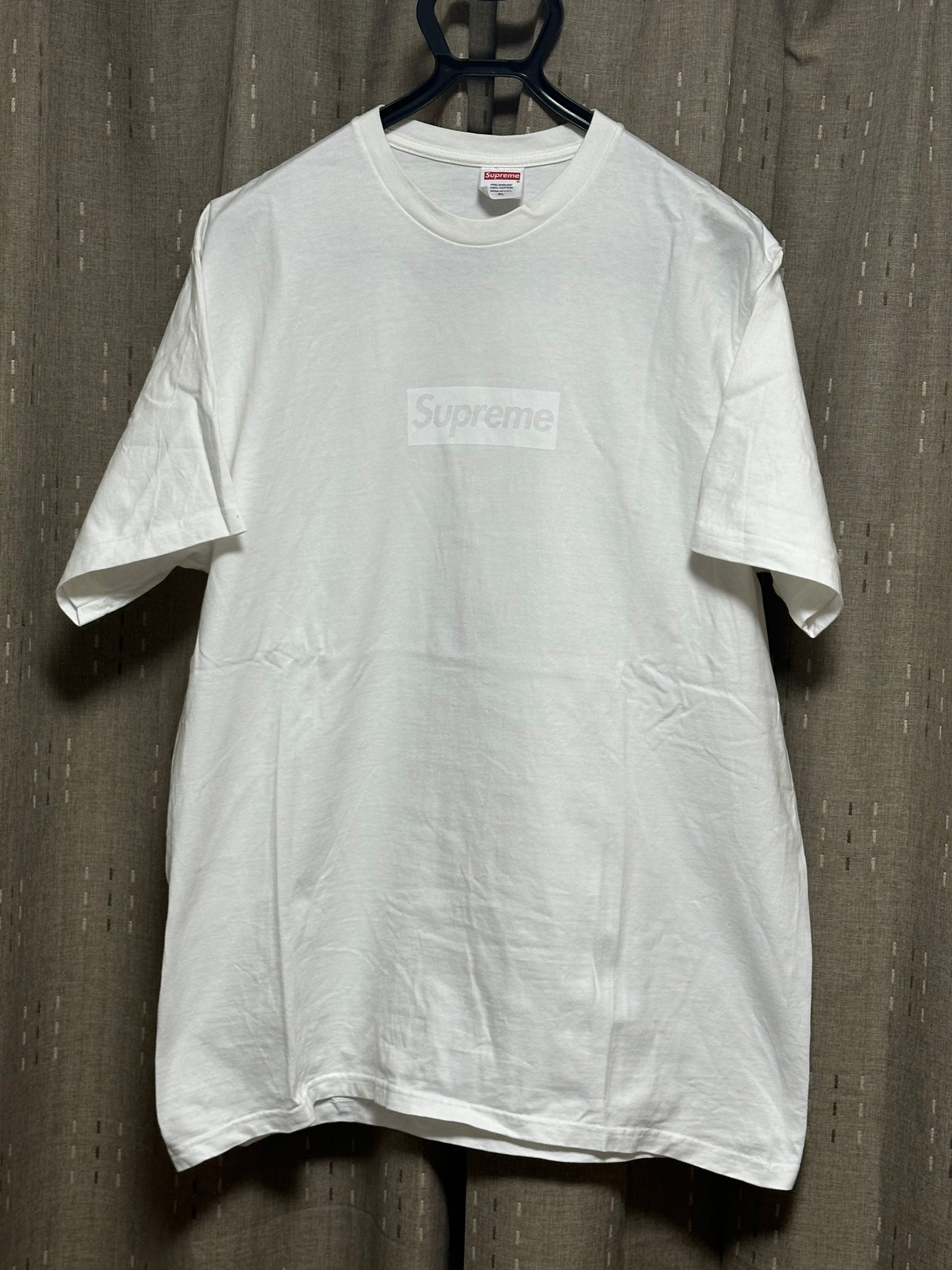 Supreme Tonal Box Logo Tee "White"
