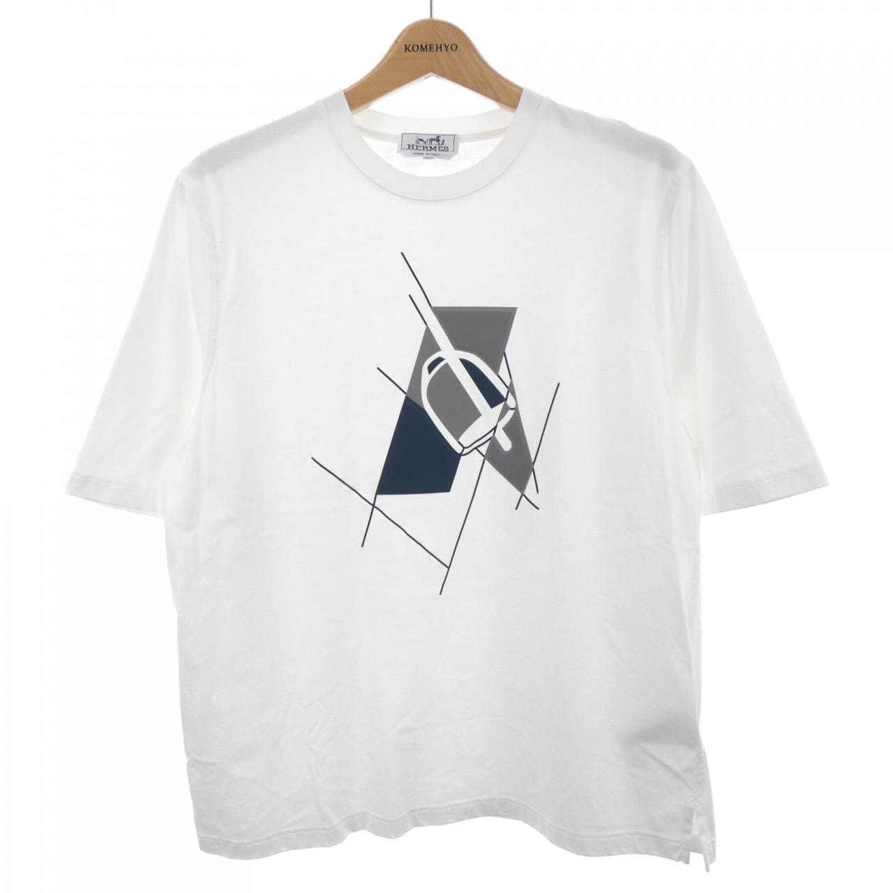 エルメス HERMES エトリエ・アン・フラグモン 457950H Tシャツ