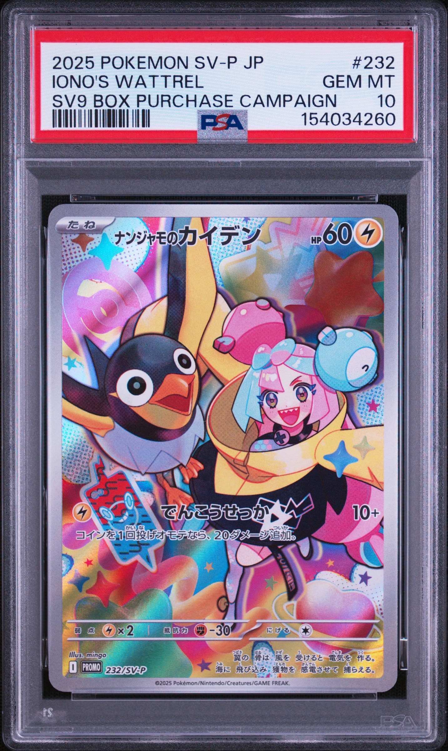 ナンジャモのカイデン P [SV-P 232](プロモーションカード「拡張パック
