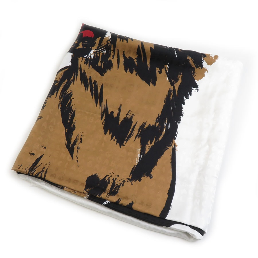 バレンシアガ BALENCIAGA ストール シルク ホワイト系 レディース【中古】 h31666a