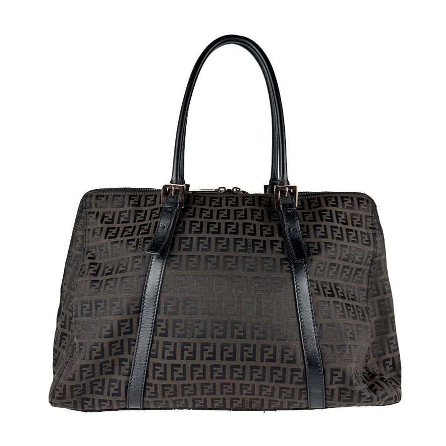 やや傷や汚れあり】フェンディ FENDI ハンドバッグ ズッキーノ