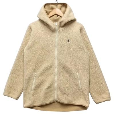 GRAMICCI グラミチ × ナノユニバース 別注 ボアフリースジップパーカー フリースジャケット 56034