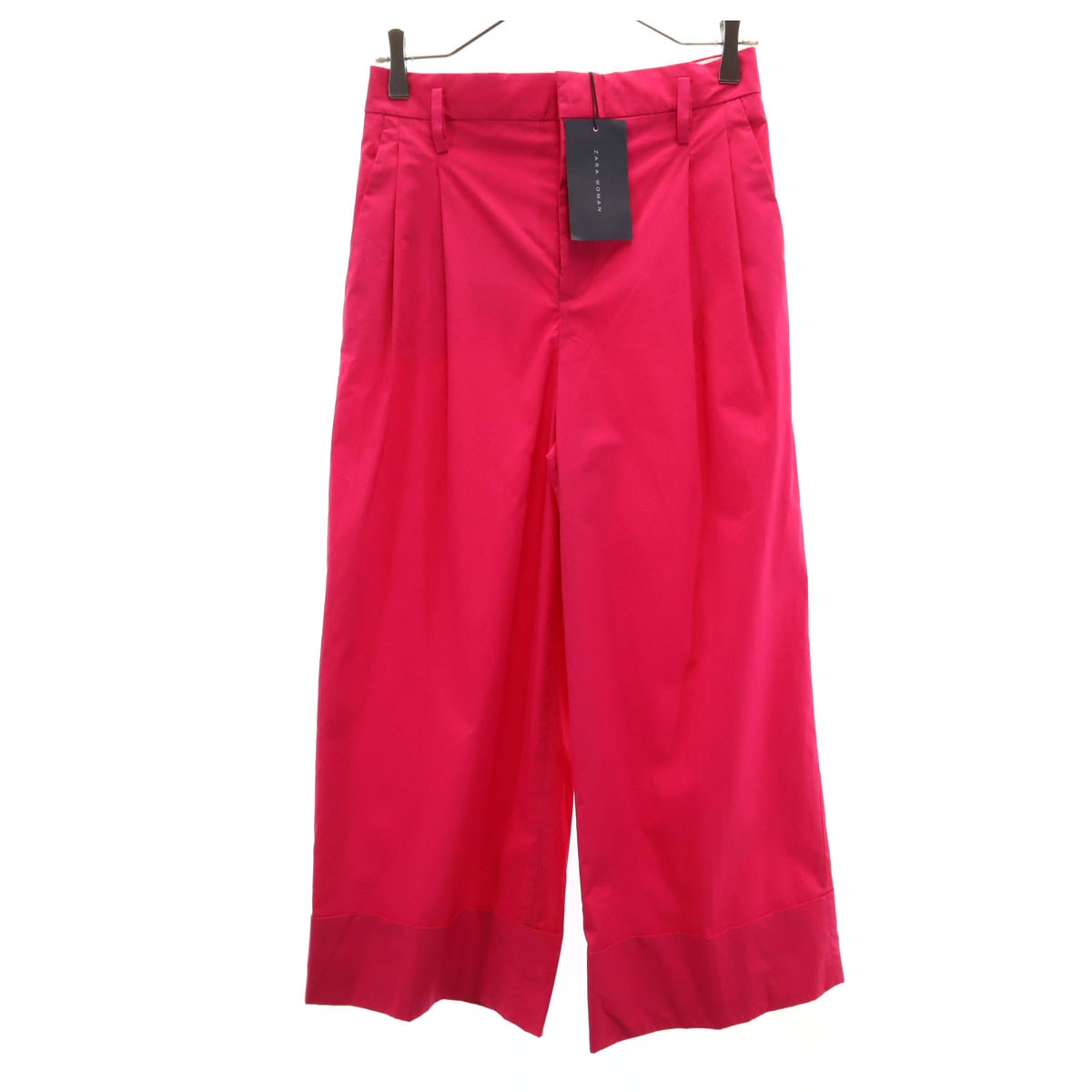 未使用 ZARA WOMAN ザラウーマン ワイドパンツ S ピンク タグ付き