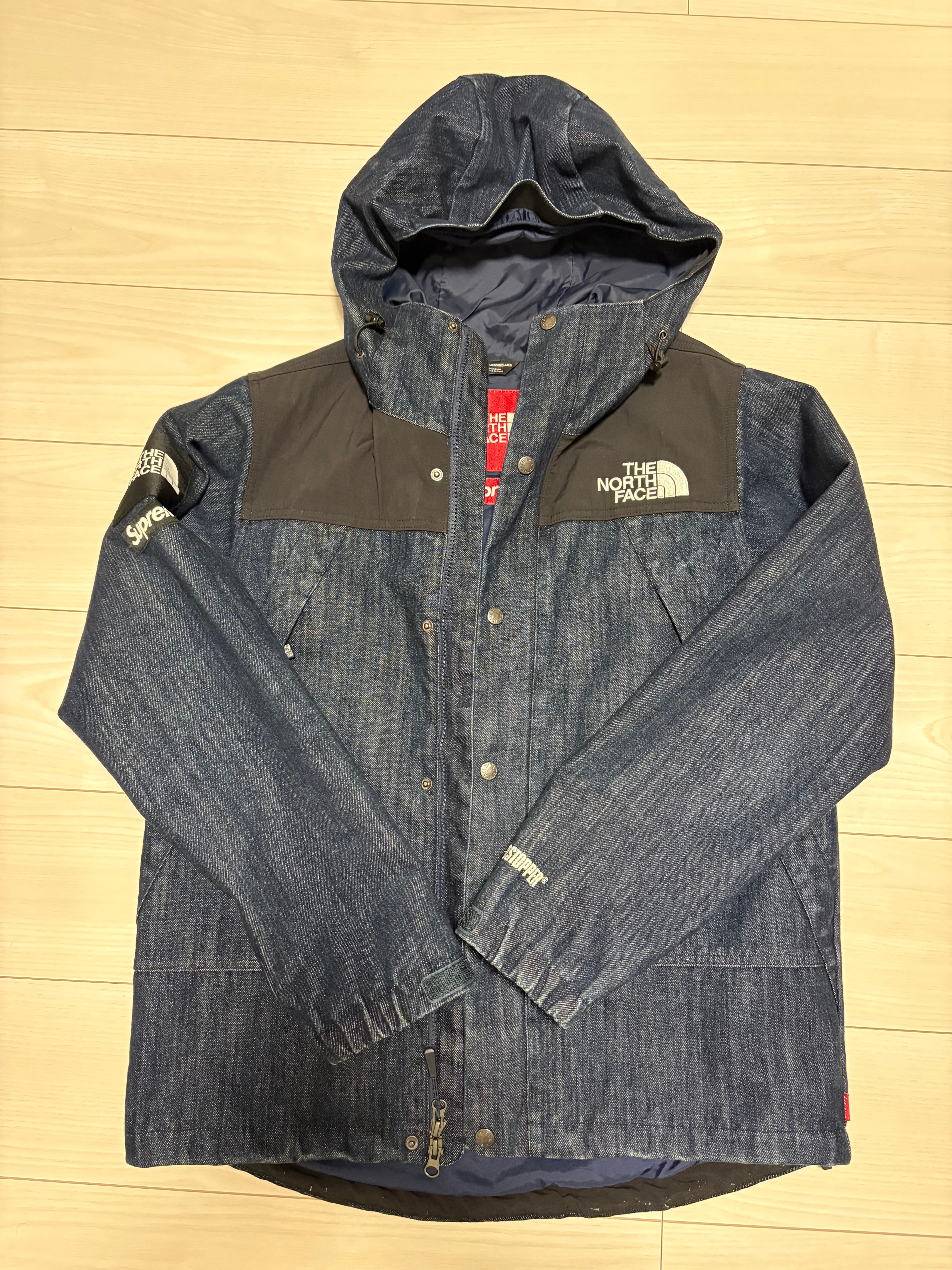 Supreme The North Face Denim Dot Shot Jacket "Denim"