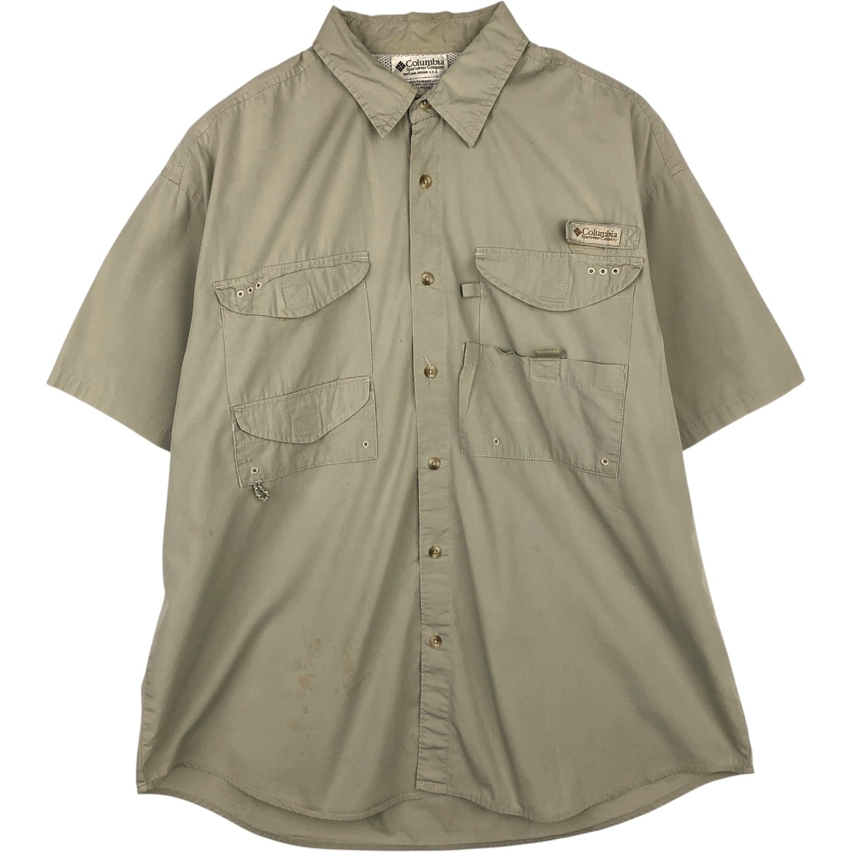 古着 00年代 コロンビア Columbia PFG 半袖 フィッシングシャツ メンズL相当/eaa634629