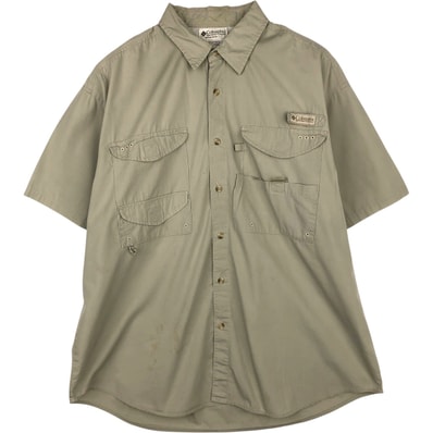 古着 00年代 コロンビア Columbia PFG 半袖 フィッシングシャツ メンズL相当/eaa634629