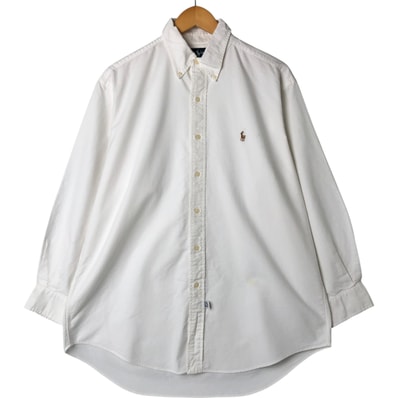 古着 ラルフローレン Ralph Lauren YARMOUTH 長袖 ボタンダウンシャツ メンズL相当/eaa543529