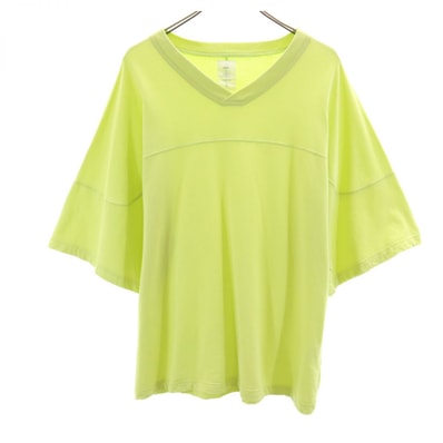Name. ネーム 日本製 半袖 Tシャツ O ライトグリーン