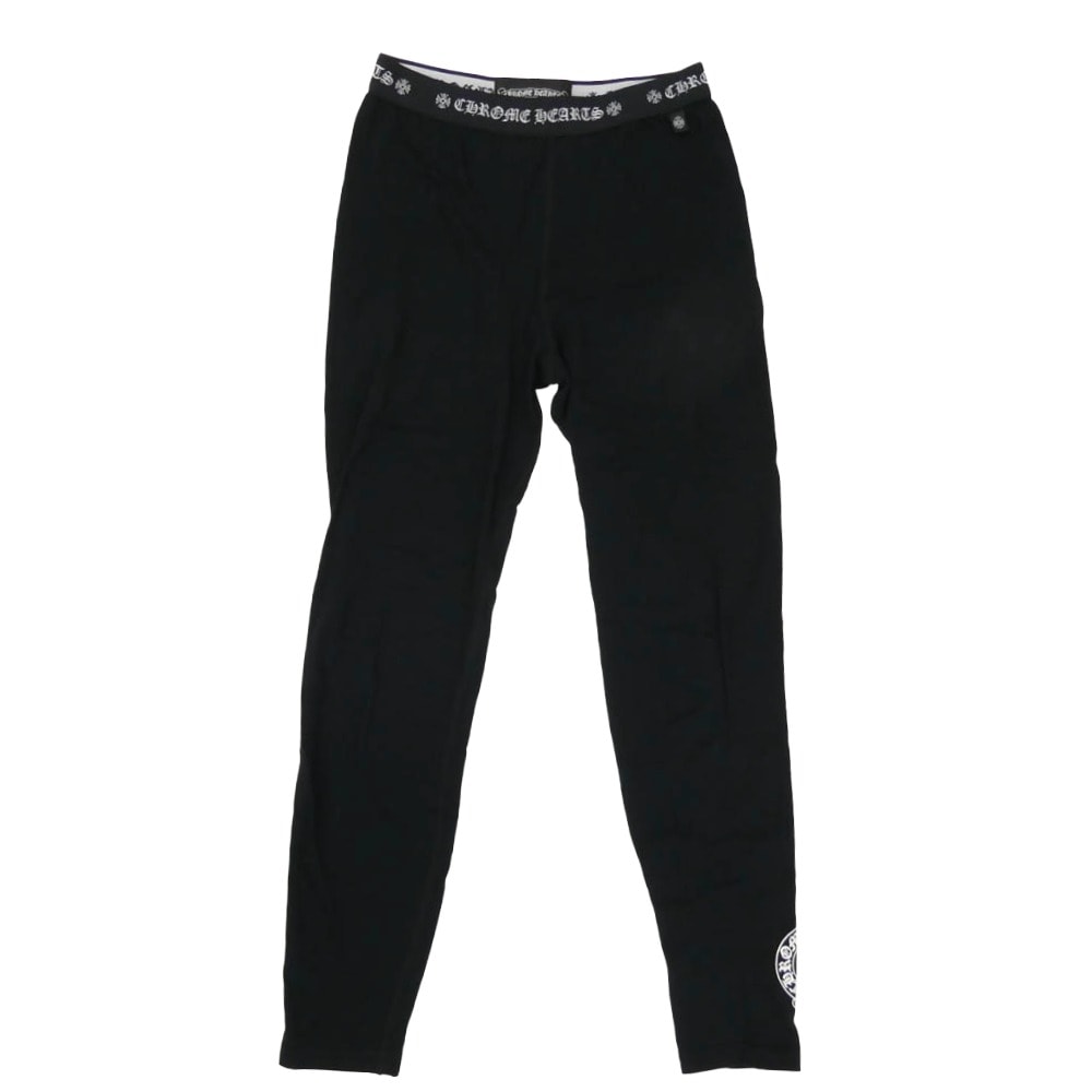 クロムハーツ ホースシュー プリント レギンス "ブラック"
