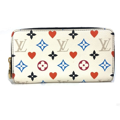 ルイヴィトン LOUIS VUITTON ジッピーウォレット M57491 ハート モノグラム マルチカラー ゲームオン 長財布 モノグラムマルチカラーキャンバス ホワイト