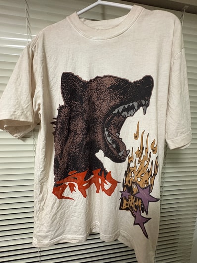 Travis Scott Cactus Jack Hyaena Tee "Natural"