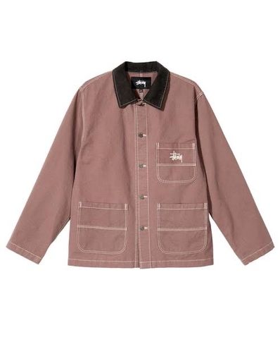 STUSSY Brushed Moleskin Chore Jacket