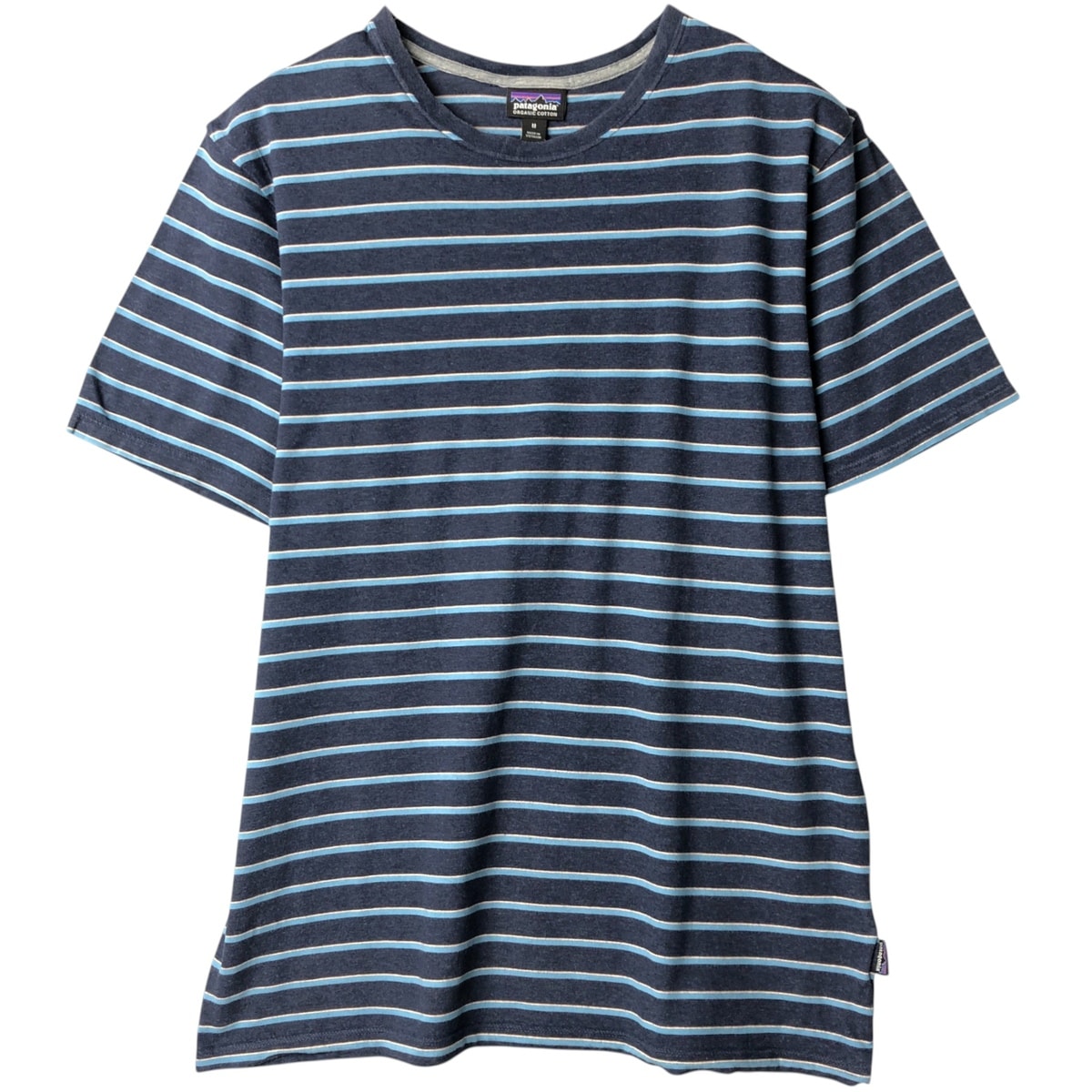 古着 パタゴニア Patagonia ORGANIC COTTON オーガニックコットン マルチボーダー 半袖 ボーダーTシャツ メンズM相当/eaa589450