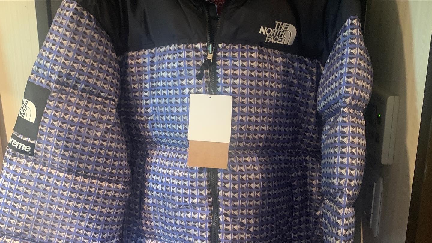 Supreme x The North Face Studded Nuptse Jacket "Royal"