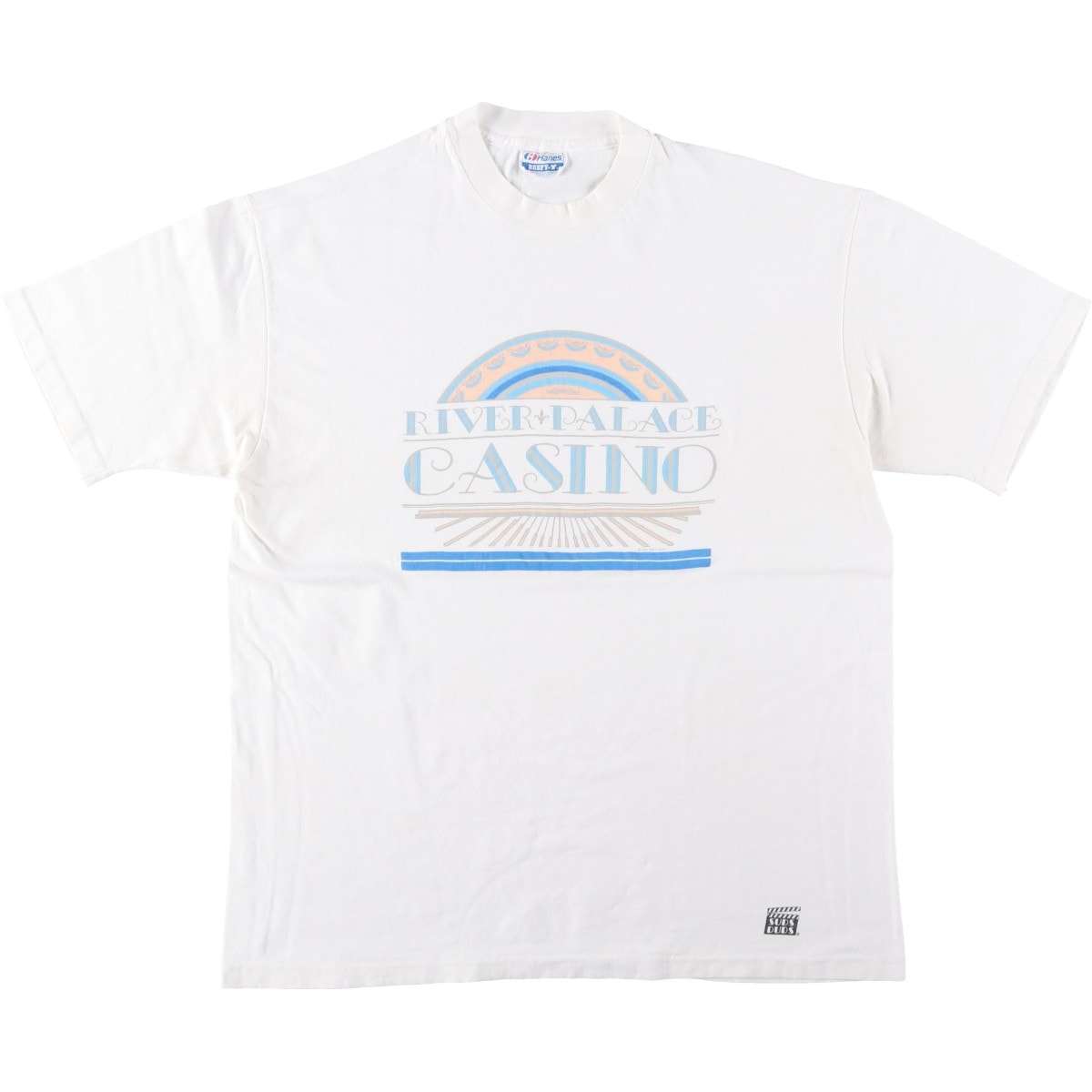 古着 80年代 ヘインズ Hanes BEEFY-T 青タグ プリントTシャツ メンズXL相当 ヴィンテージ/eaa642053