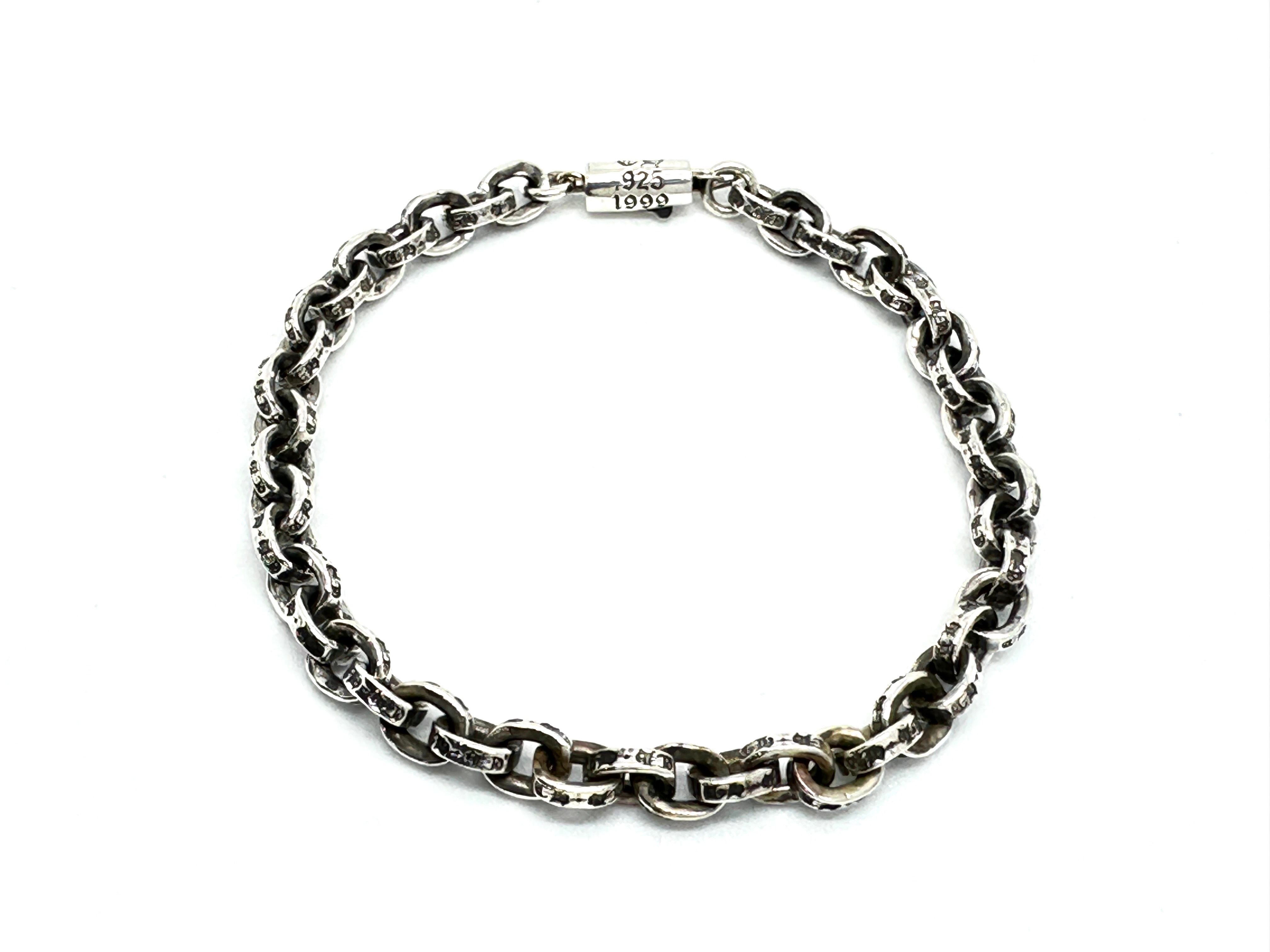 Chrome Hearts Paper Chain Bracelet "Silver"